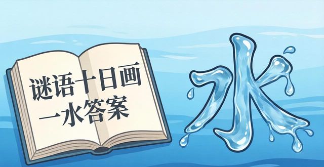 謎語十日畫一水答案