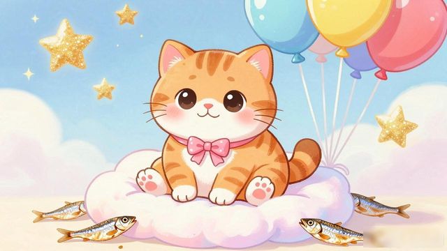 貓咪q版漫畫(huà)人物萌圖