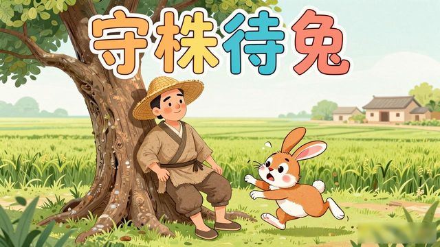 兒童成語故事 守株待兔